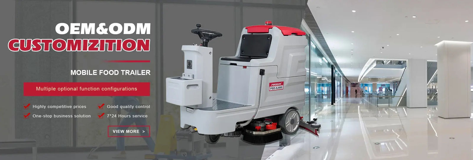Automatische vloerwasser